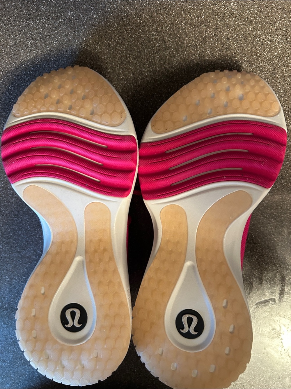 lululemon athletica Hot Pink Knit Lace-Up Athletic Sneakers - Picture 4 of 7